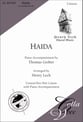 Haida Unison choral sheet music cover